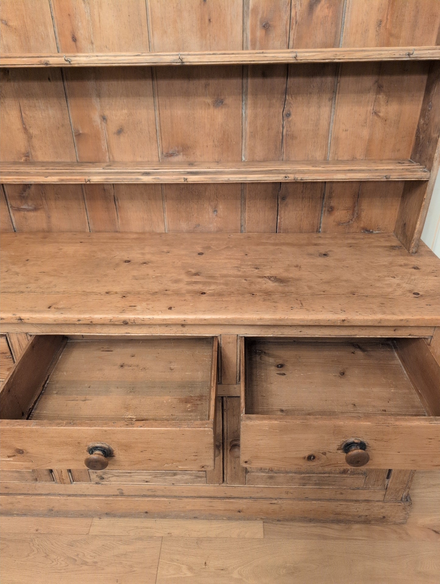 Victorian Pine 8ft Dresser