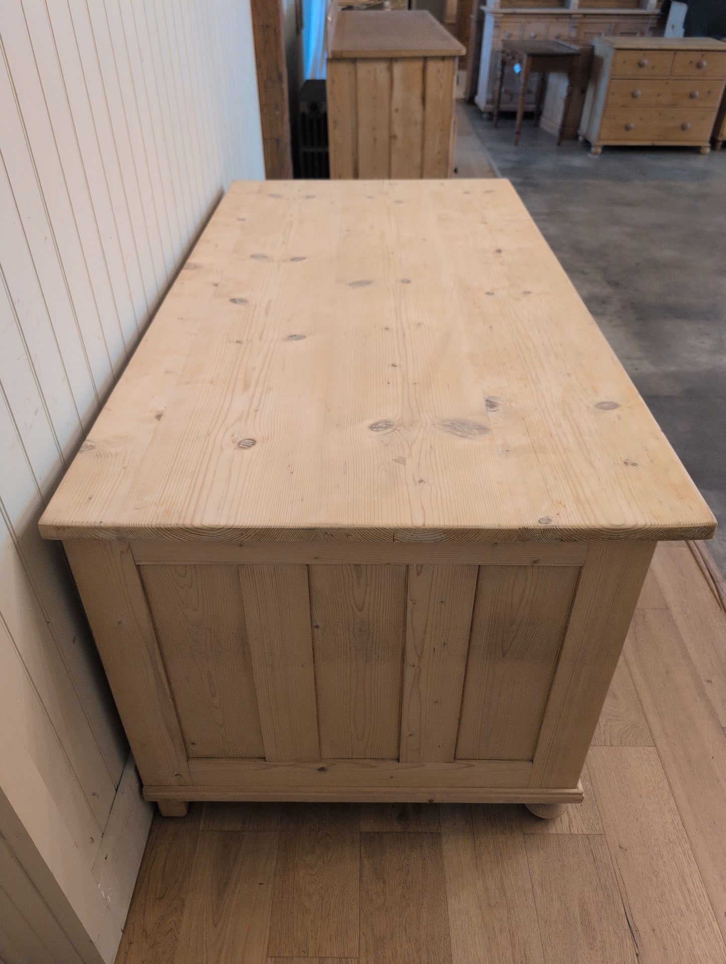 Stripped Pine Partners Desk