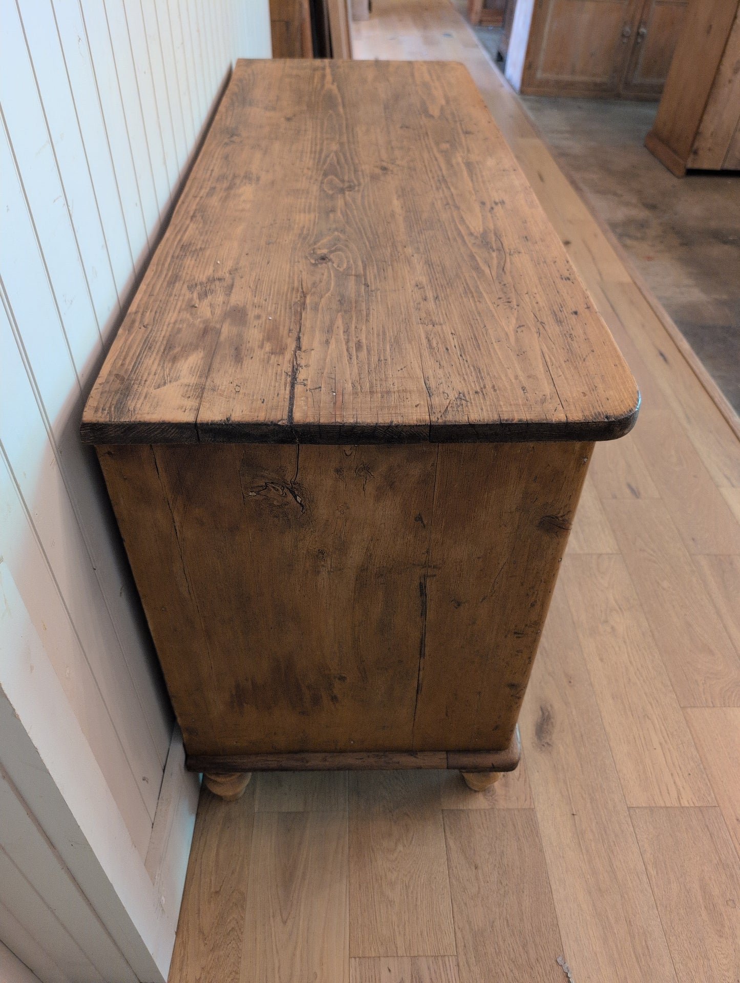 Opulent English Pine Sideboard