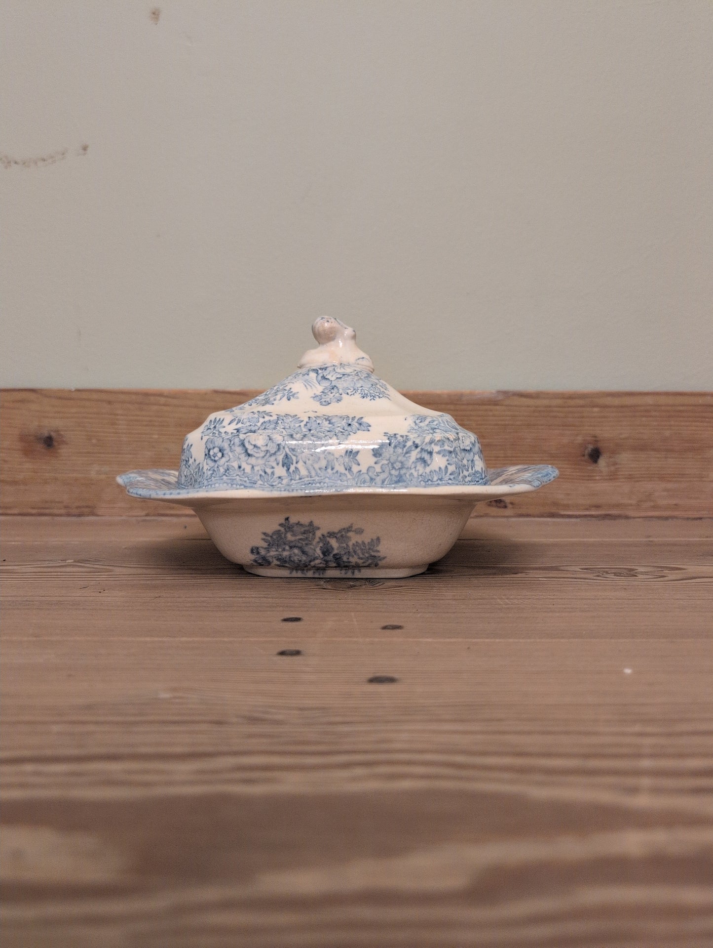 Asiatic Pheasant Sq Tureen with Lid