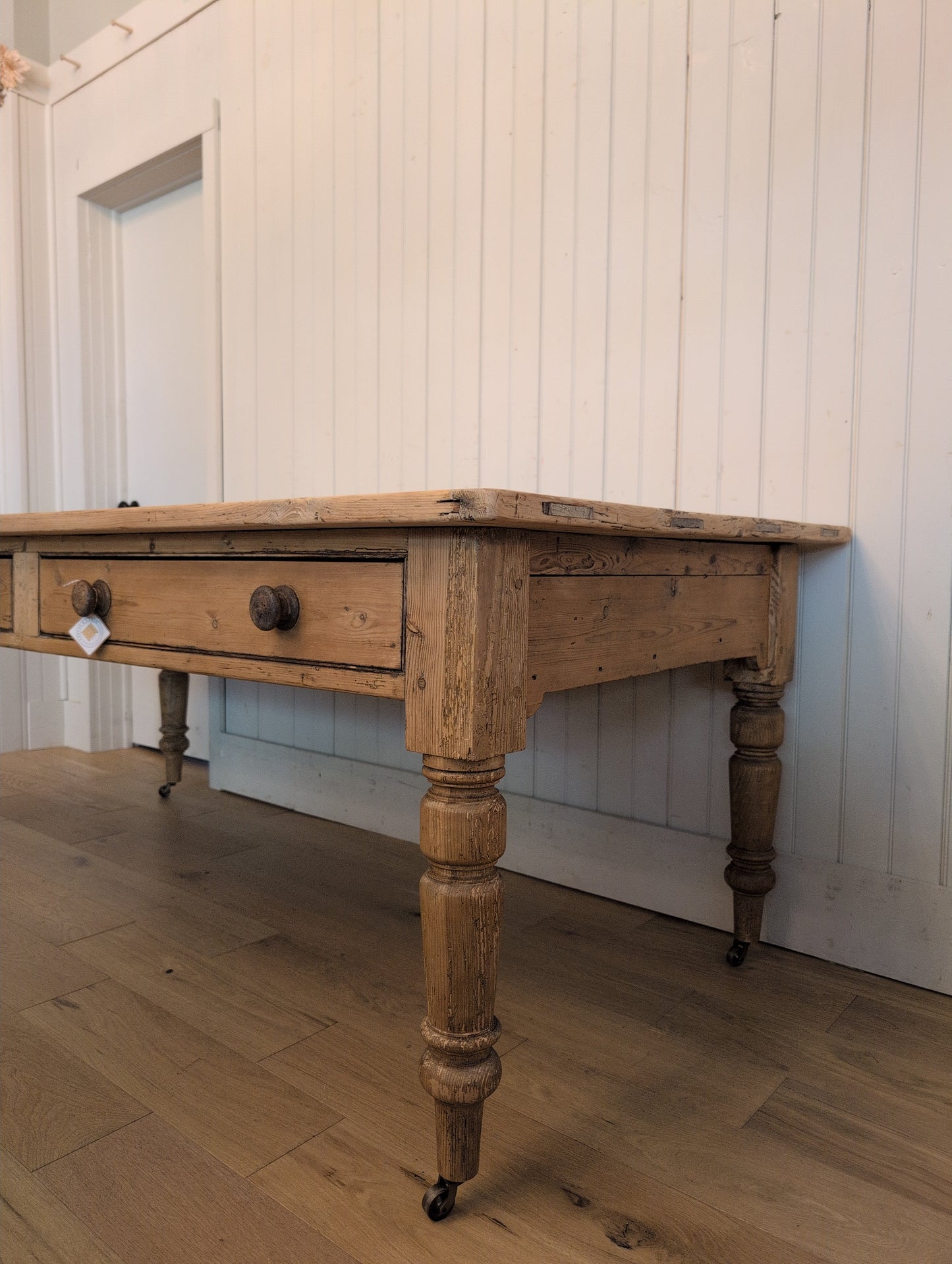 2 Drawer English Pine Table