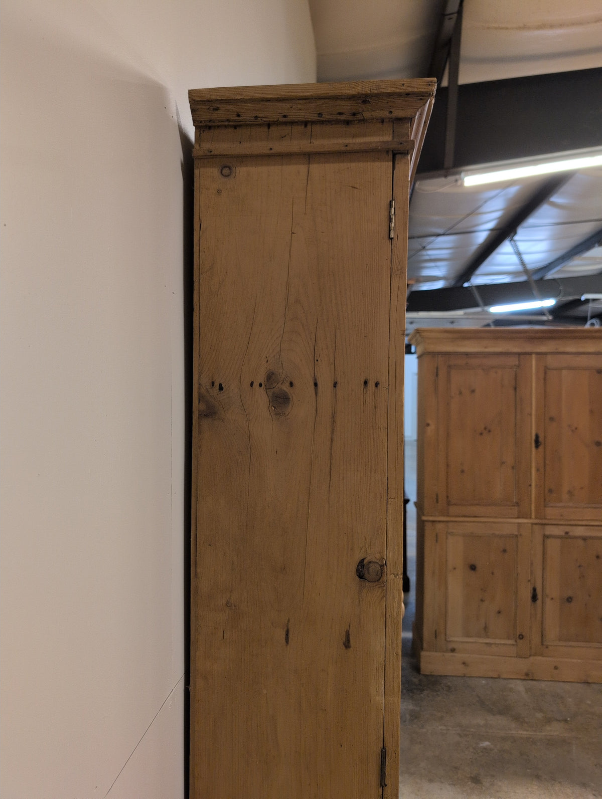 Narrow Pine Linen Cupboard