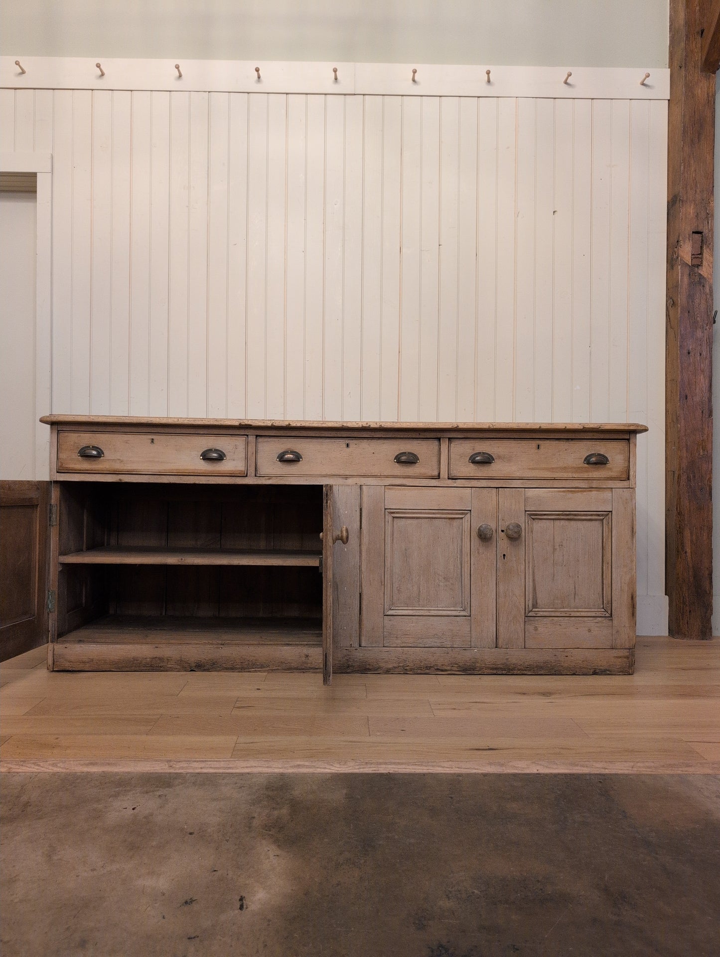Victorian Pine 7ft+ Sideboard