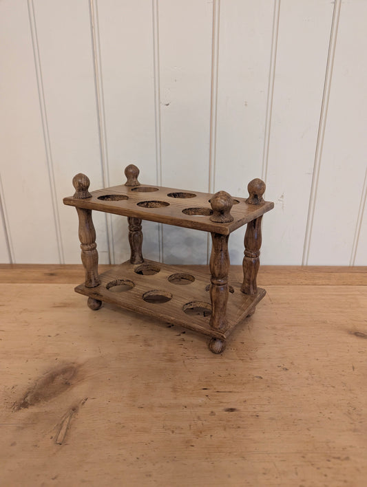 English Wooden Egg Stand