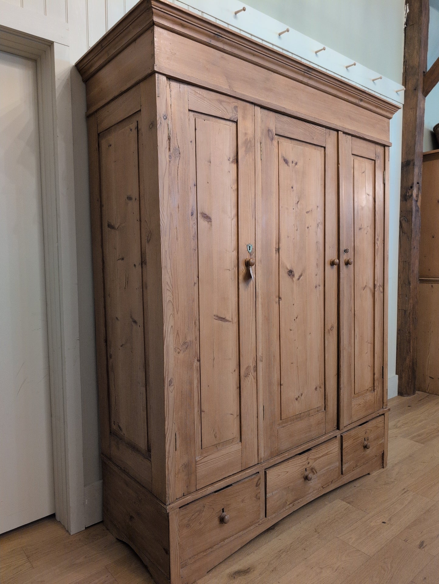 English Pine Triple Door Knockdown