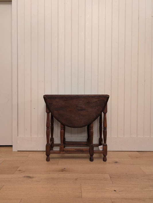 English Oak Drop Leaf Table