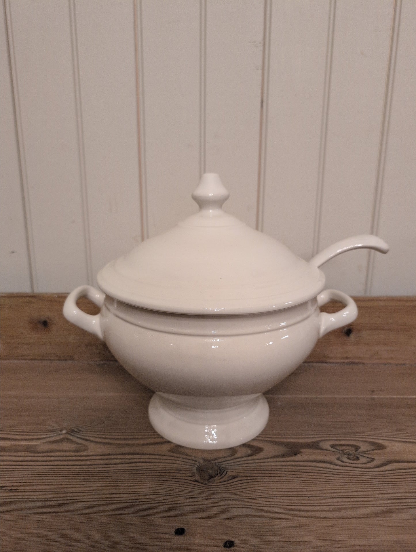 Ironstone Soupiere Lid/Ladle 63