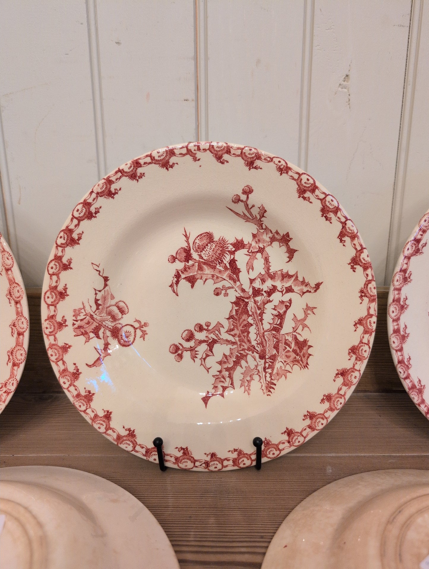 French Gien Chardons Soup Bowl