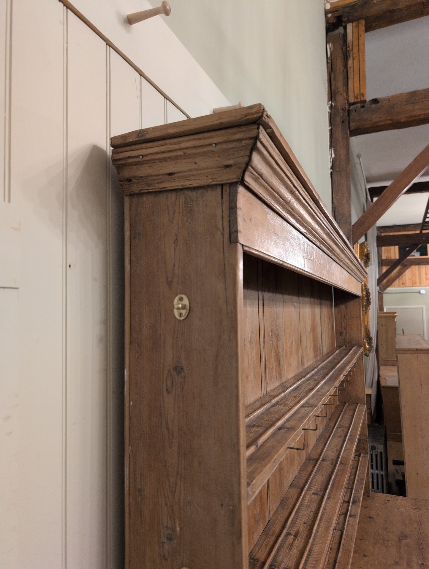 Victorian Pine 8ft Dresser