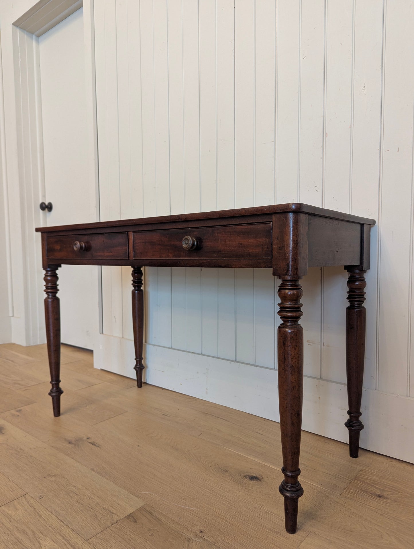 Mahogany 2 Drawer Hall Table