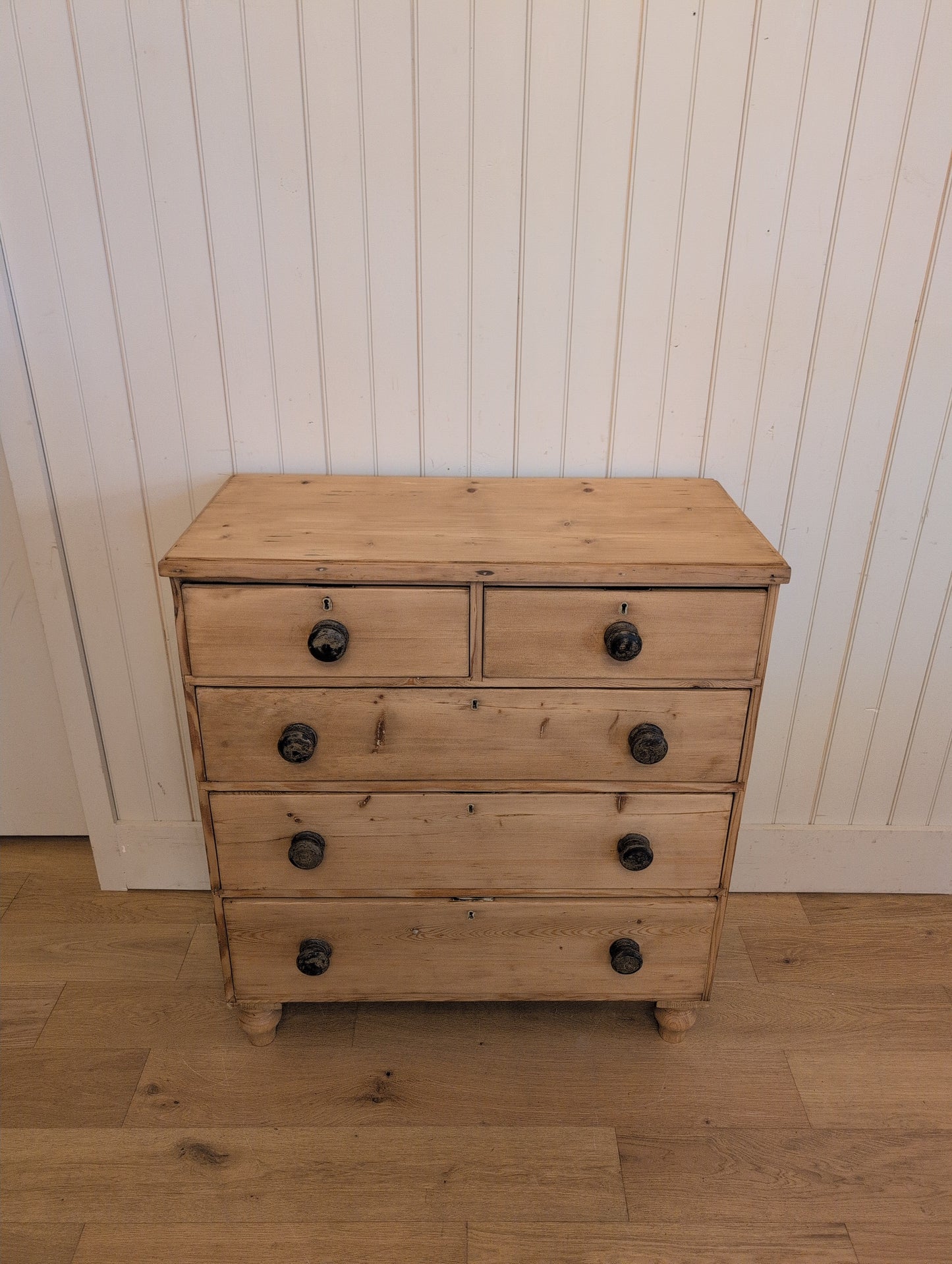 Narrow 2 Over 3 Pine Chest