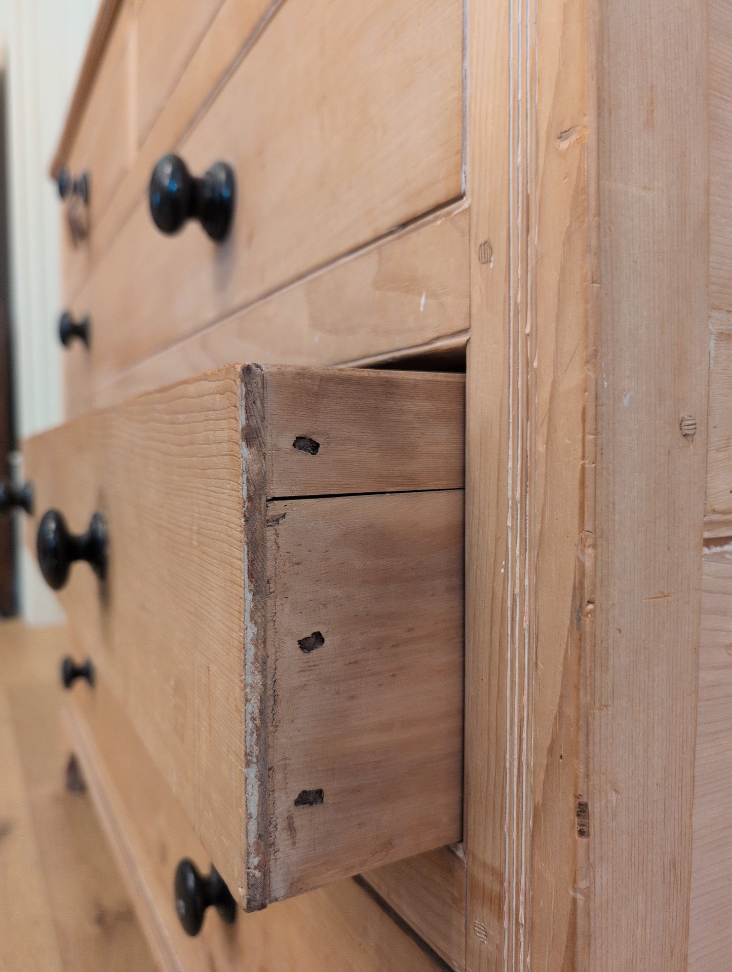 English Pine Mule Chest