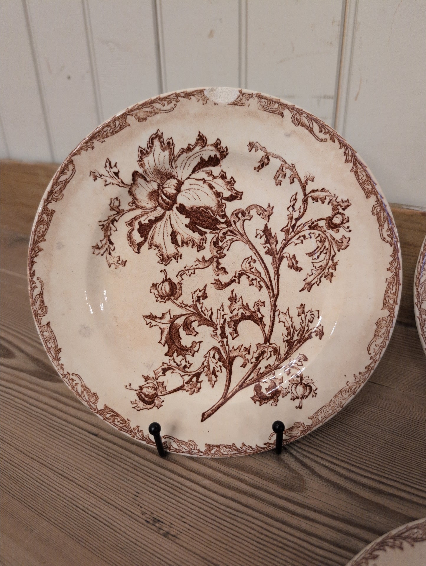 Jules Vieillard Datura 8.5" Plate Imperfect