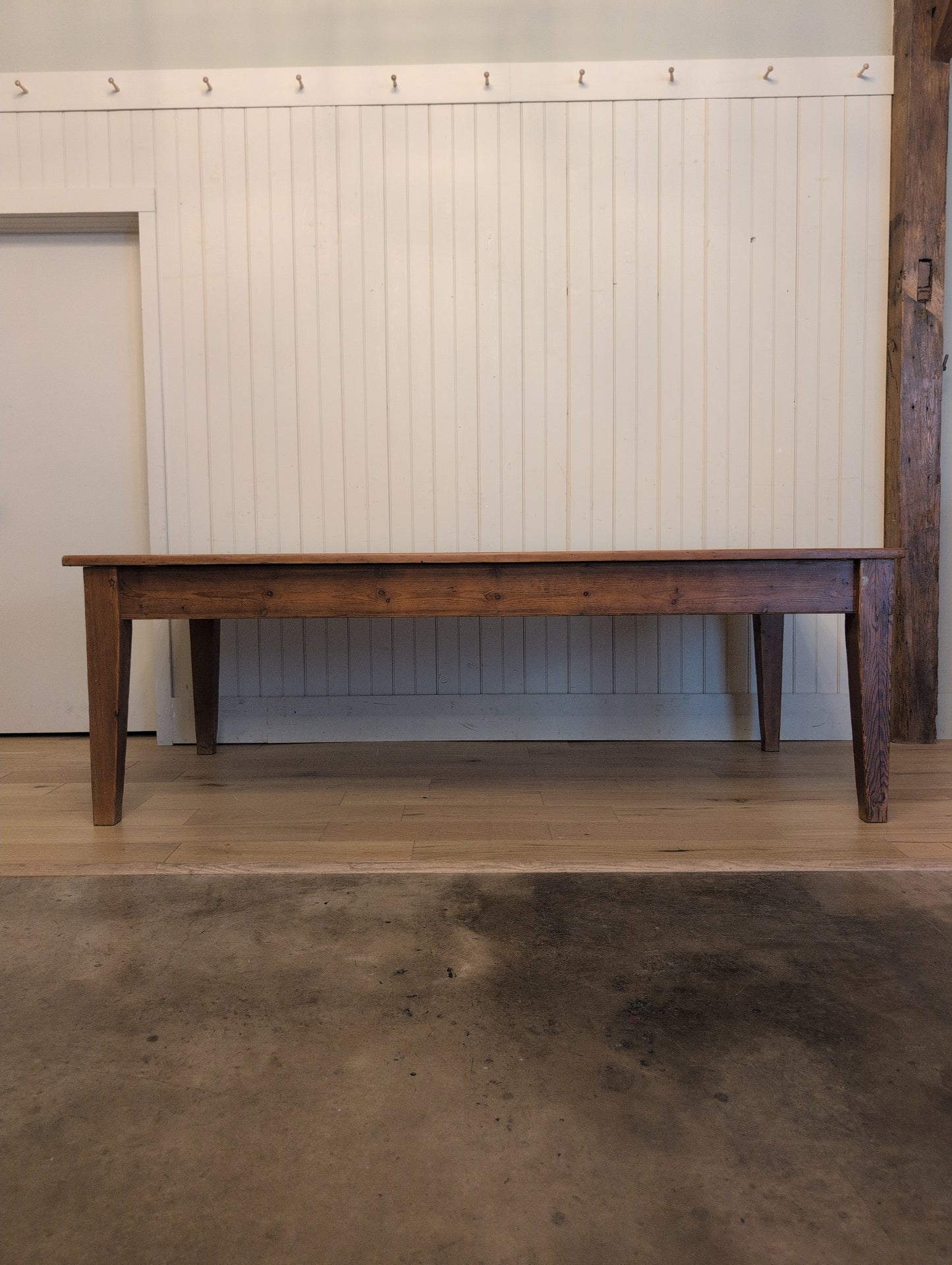 Victorian Pine 2 Drawer Dining Table