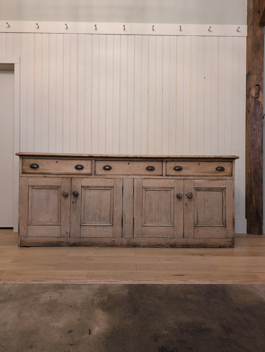Victorian Pine 7ft+ Sideboard