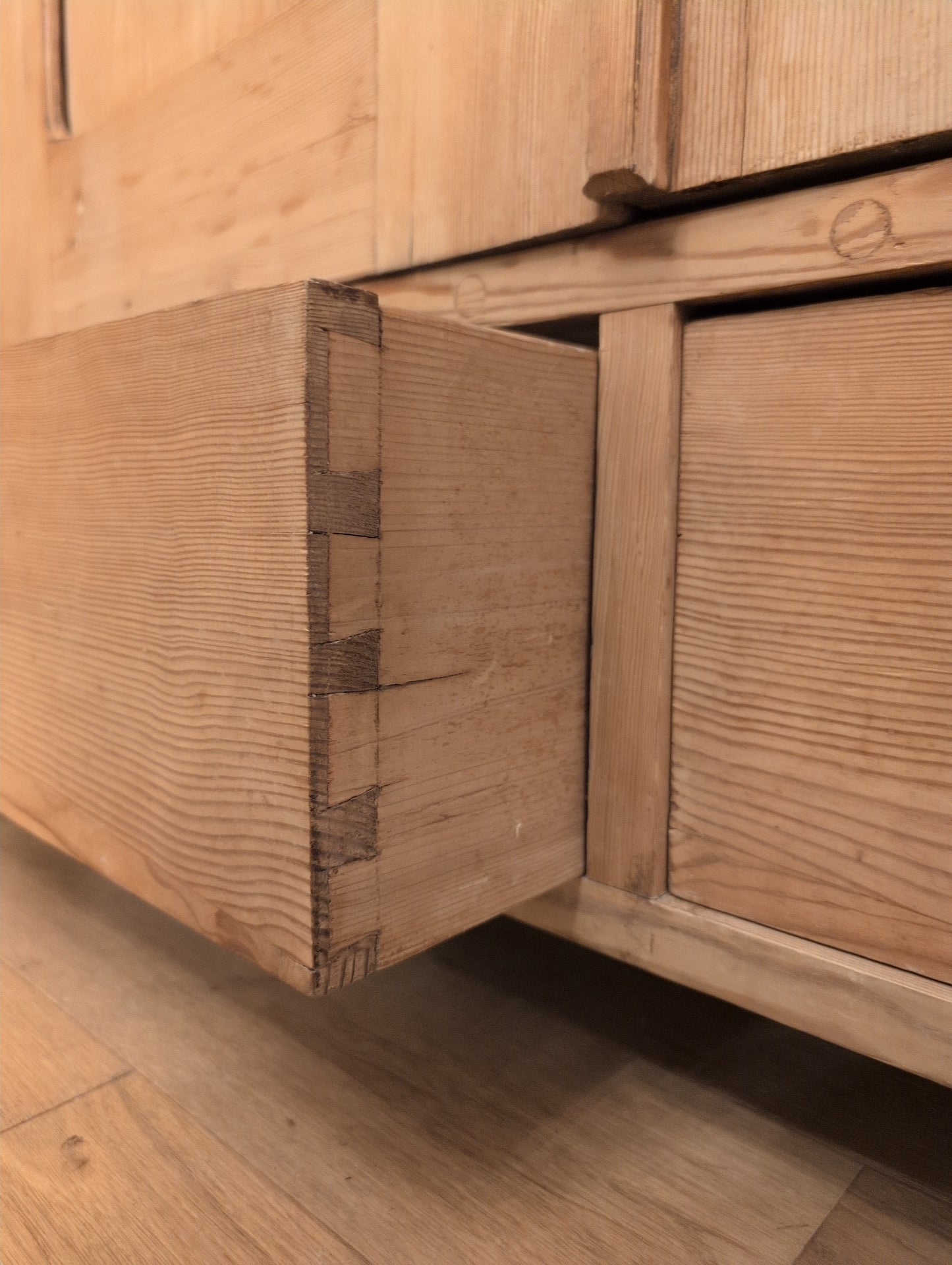Traditional English Pine Wardrobe