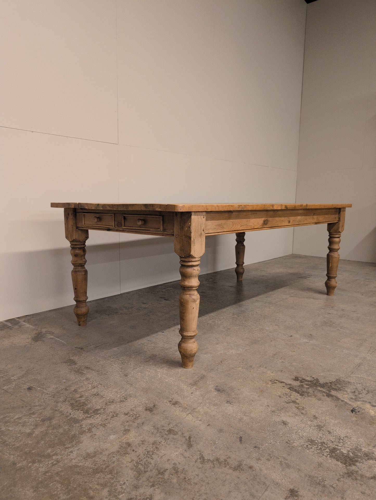 7ft Plank Top Pine Table