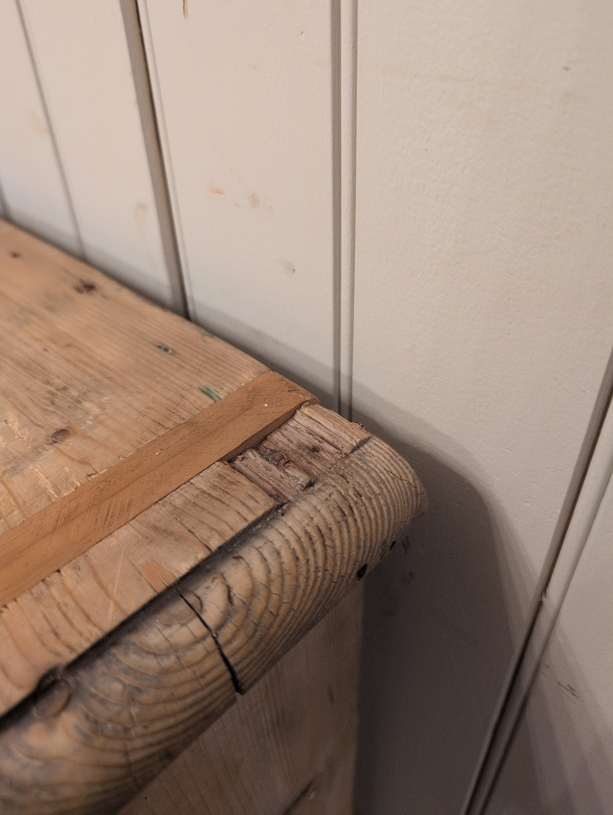 English Rustic Pine Hutch