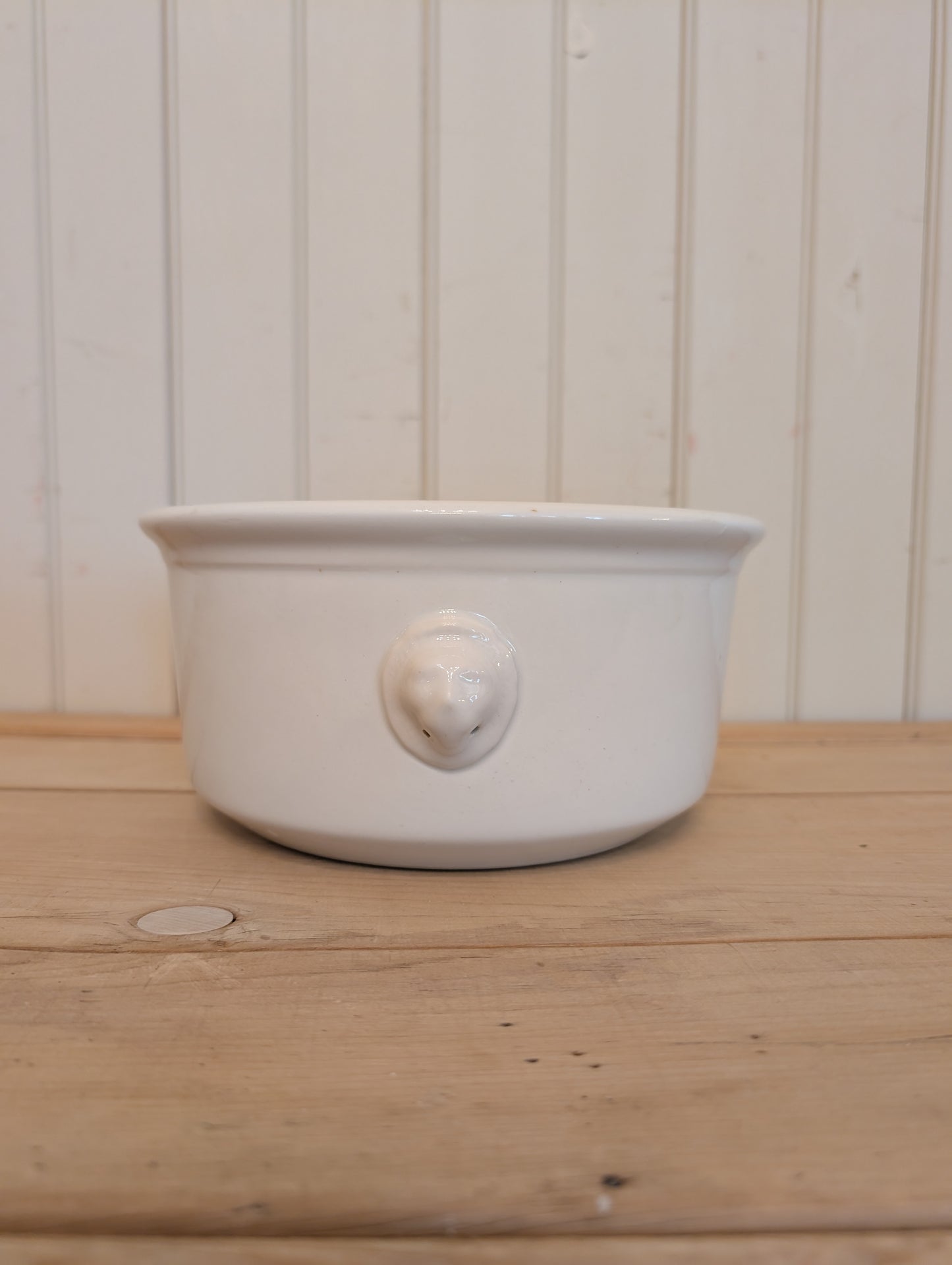 French Lion Head Serving Bowl