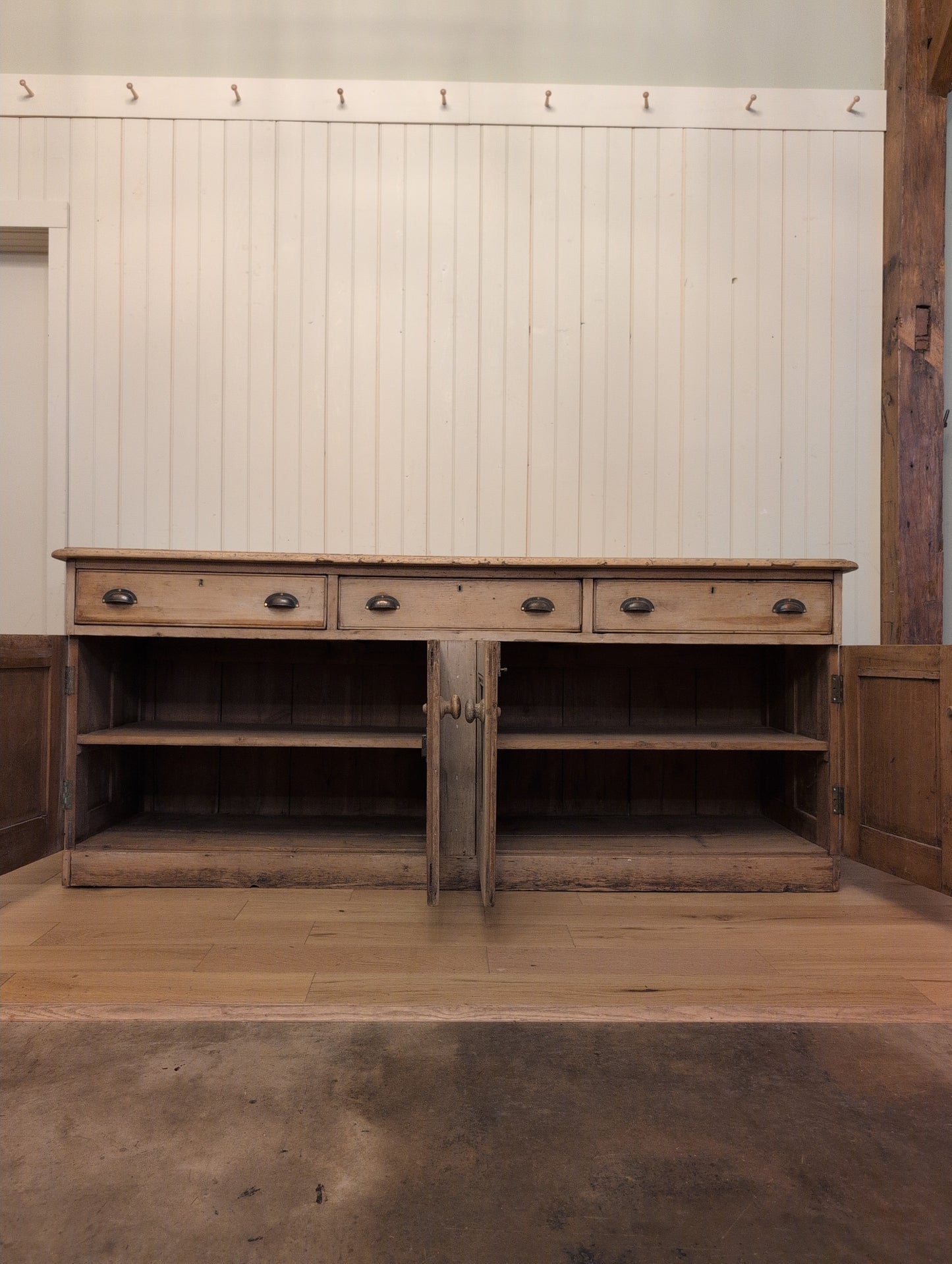 Victorian Pine 7ft+ Sideboard