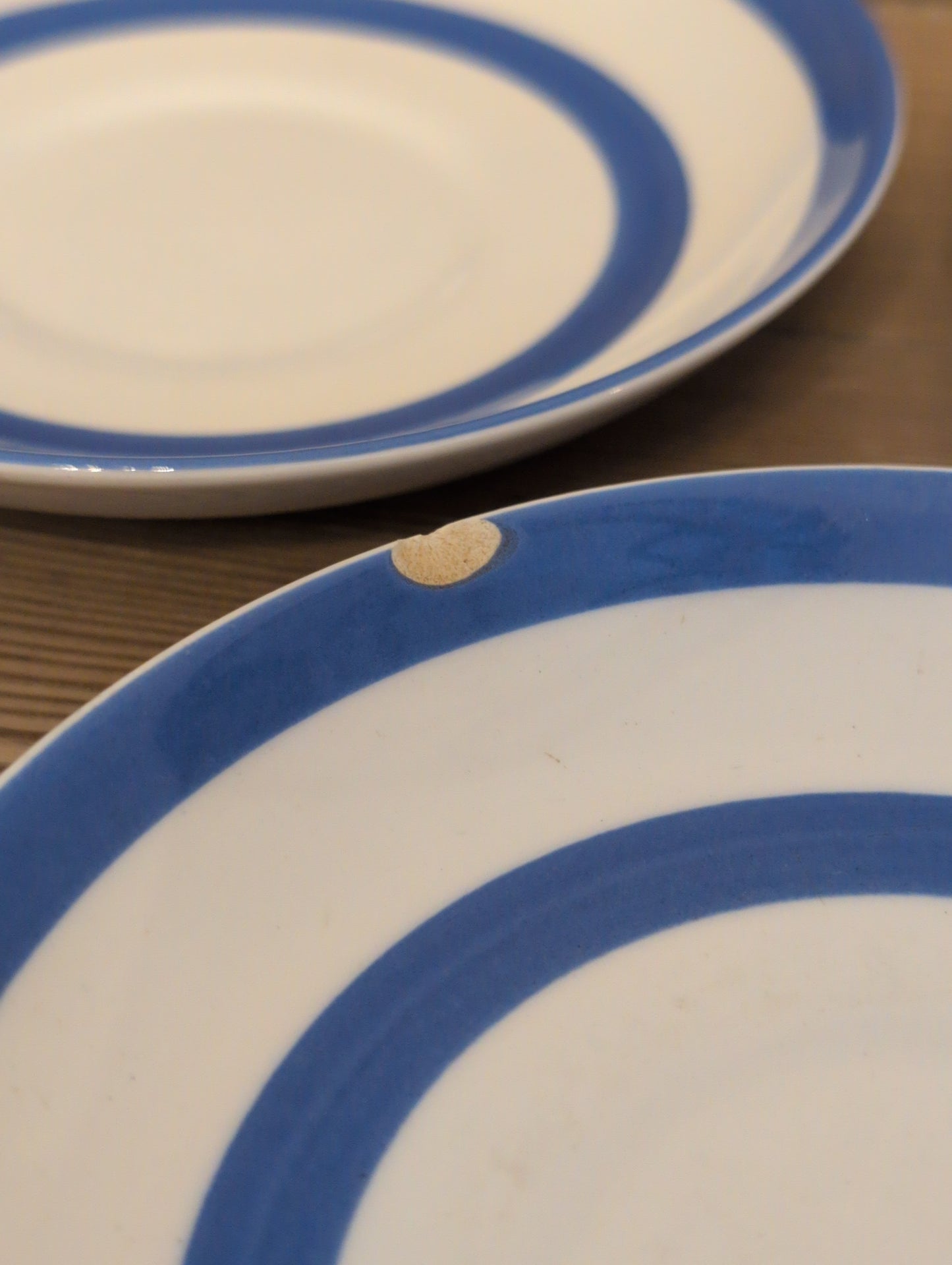 Cornishware Saucer Green Shield