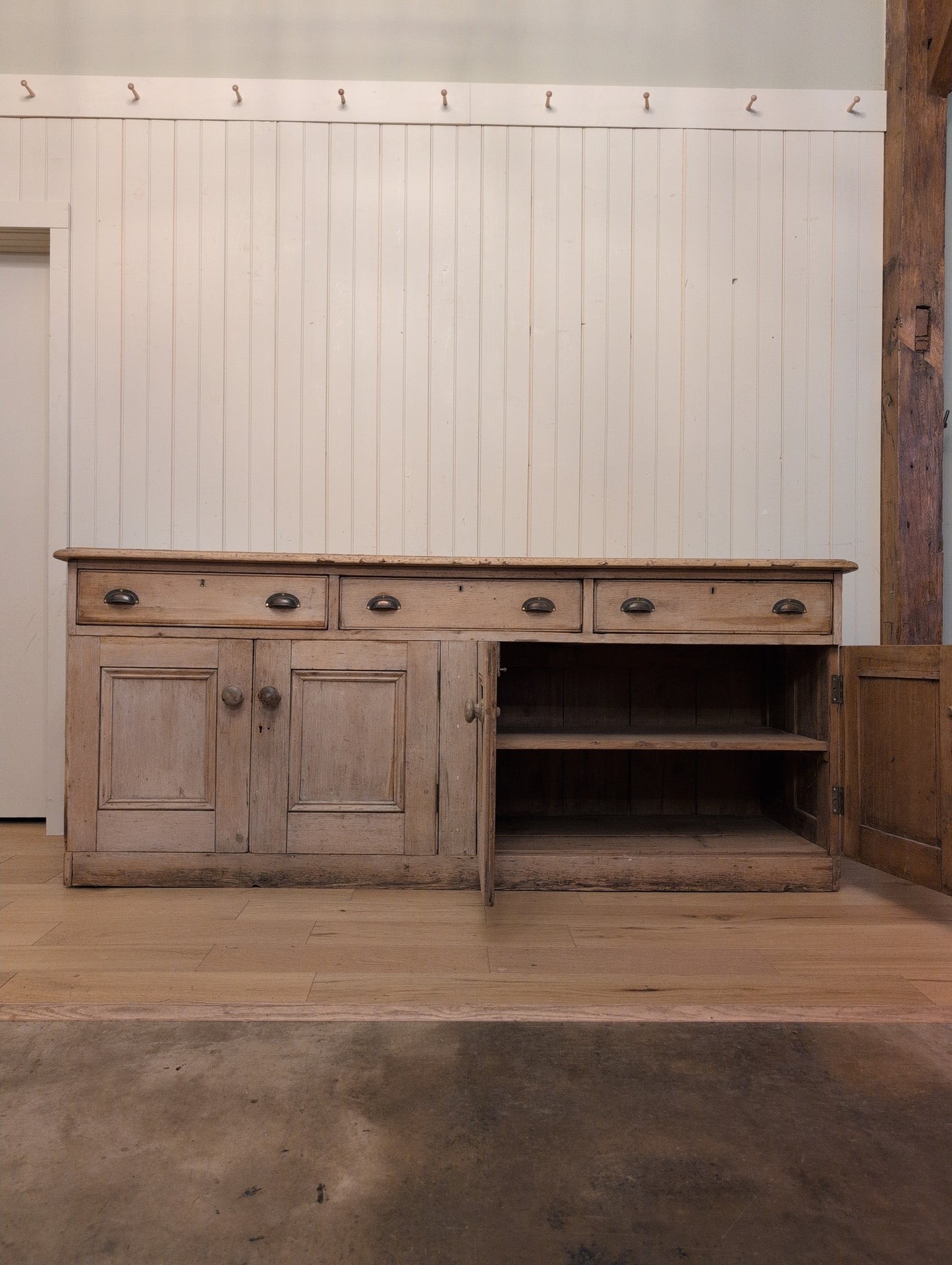 Victorian Pine 7ft+ Sideboard