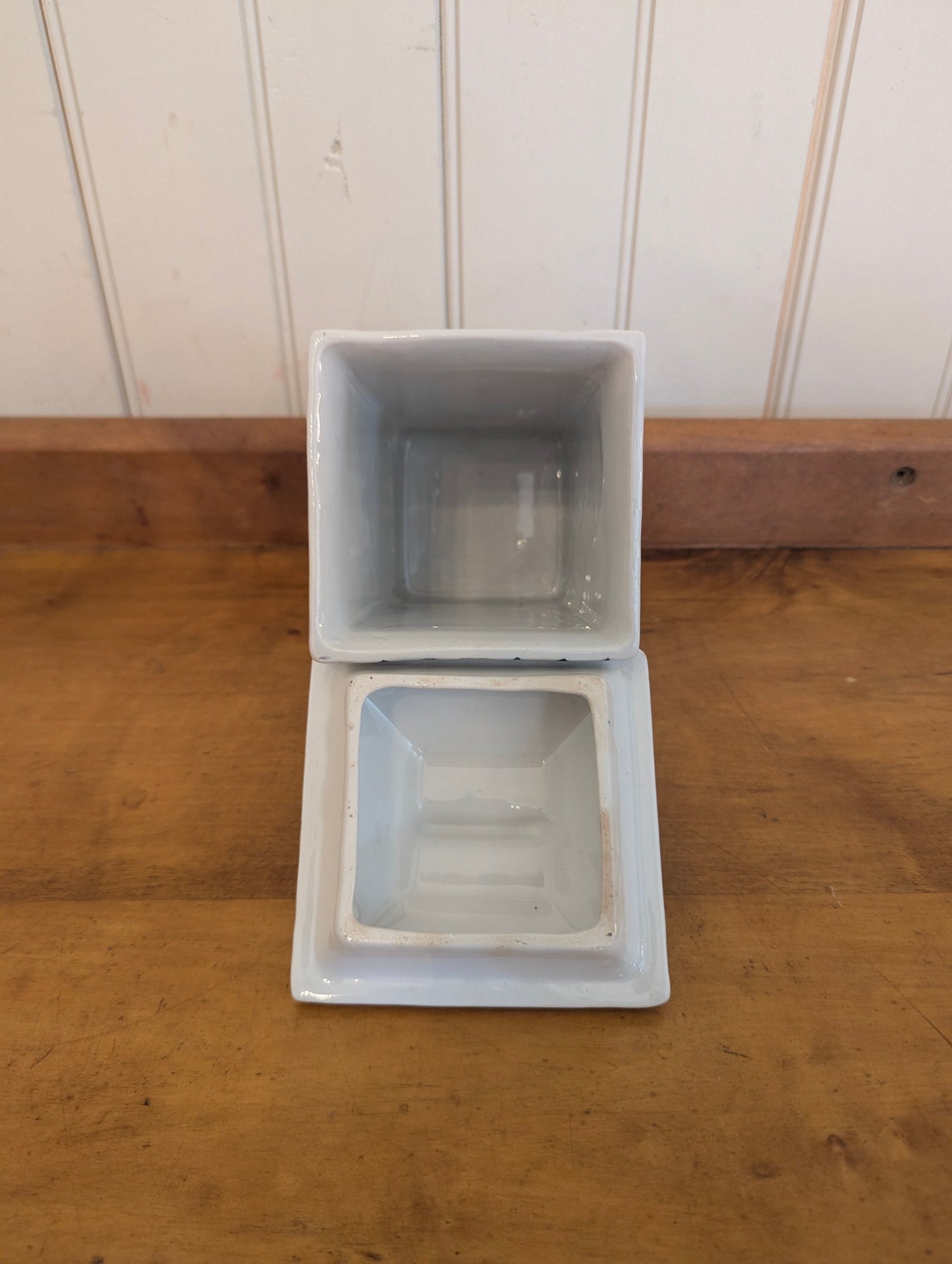 English Art Deco Canister