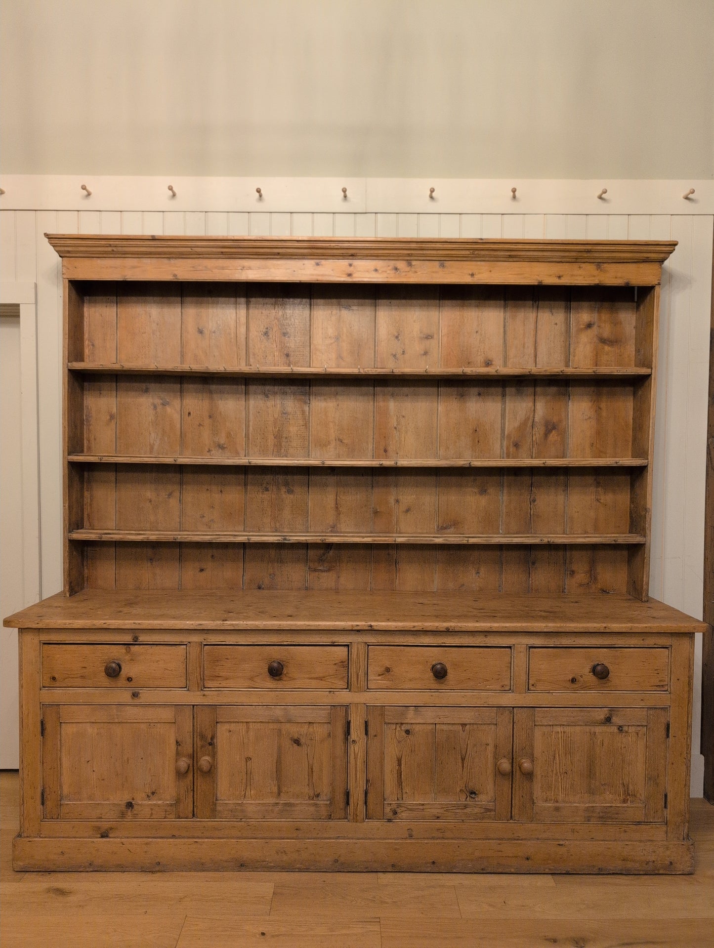Victorian Pine 8ft Dresser