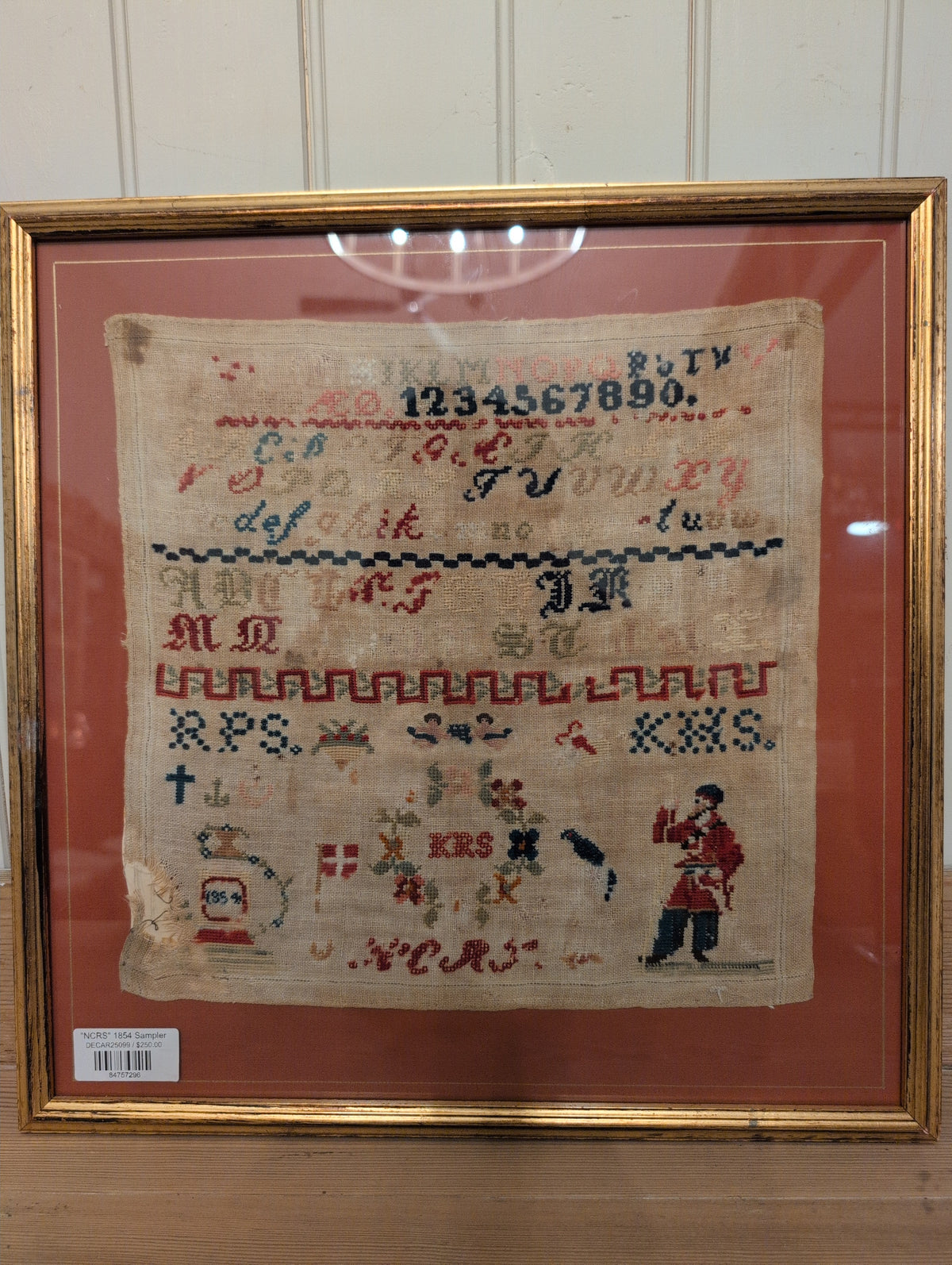 "NCRS" 1854 Sampler