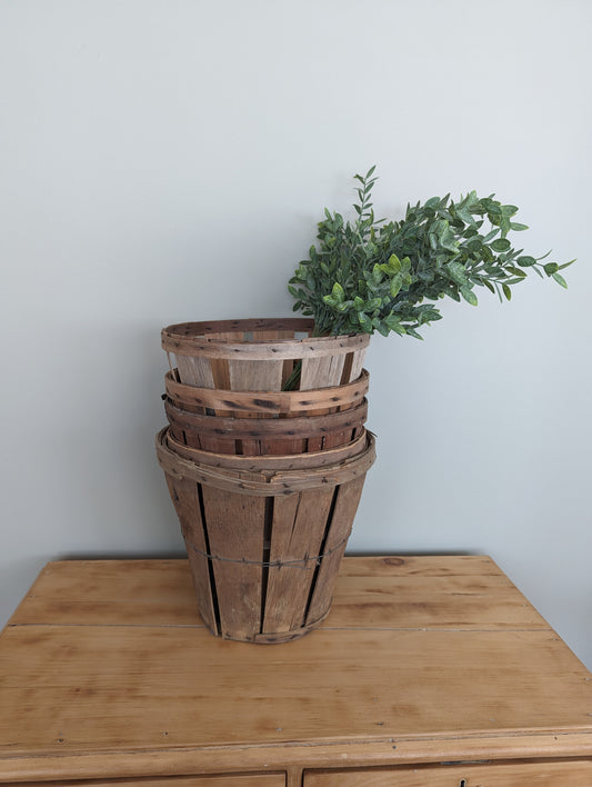 Vintage Apple Bushel Basket