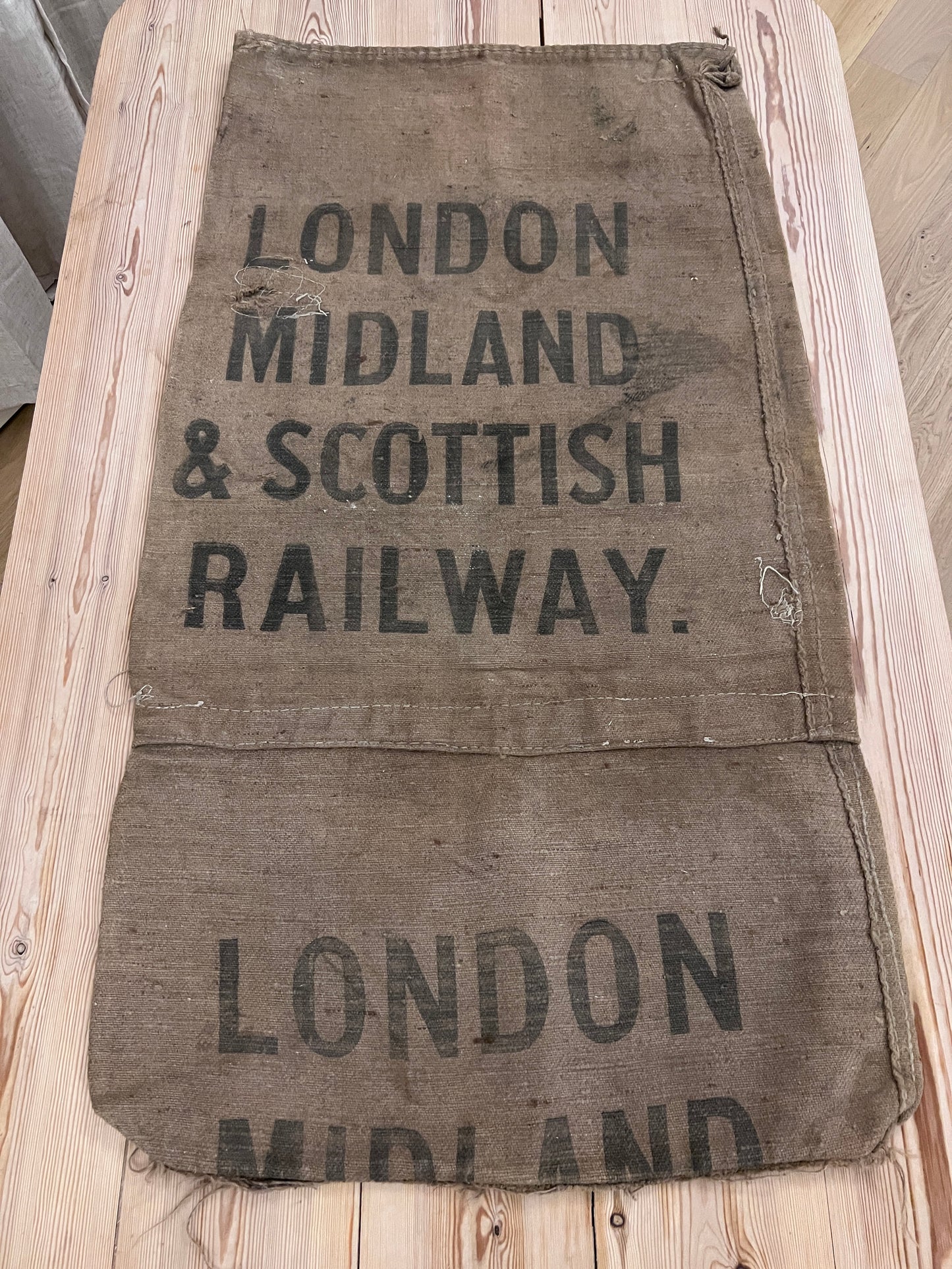 London Midland Scottish Railway Sack