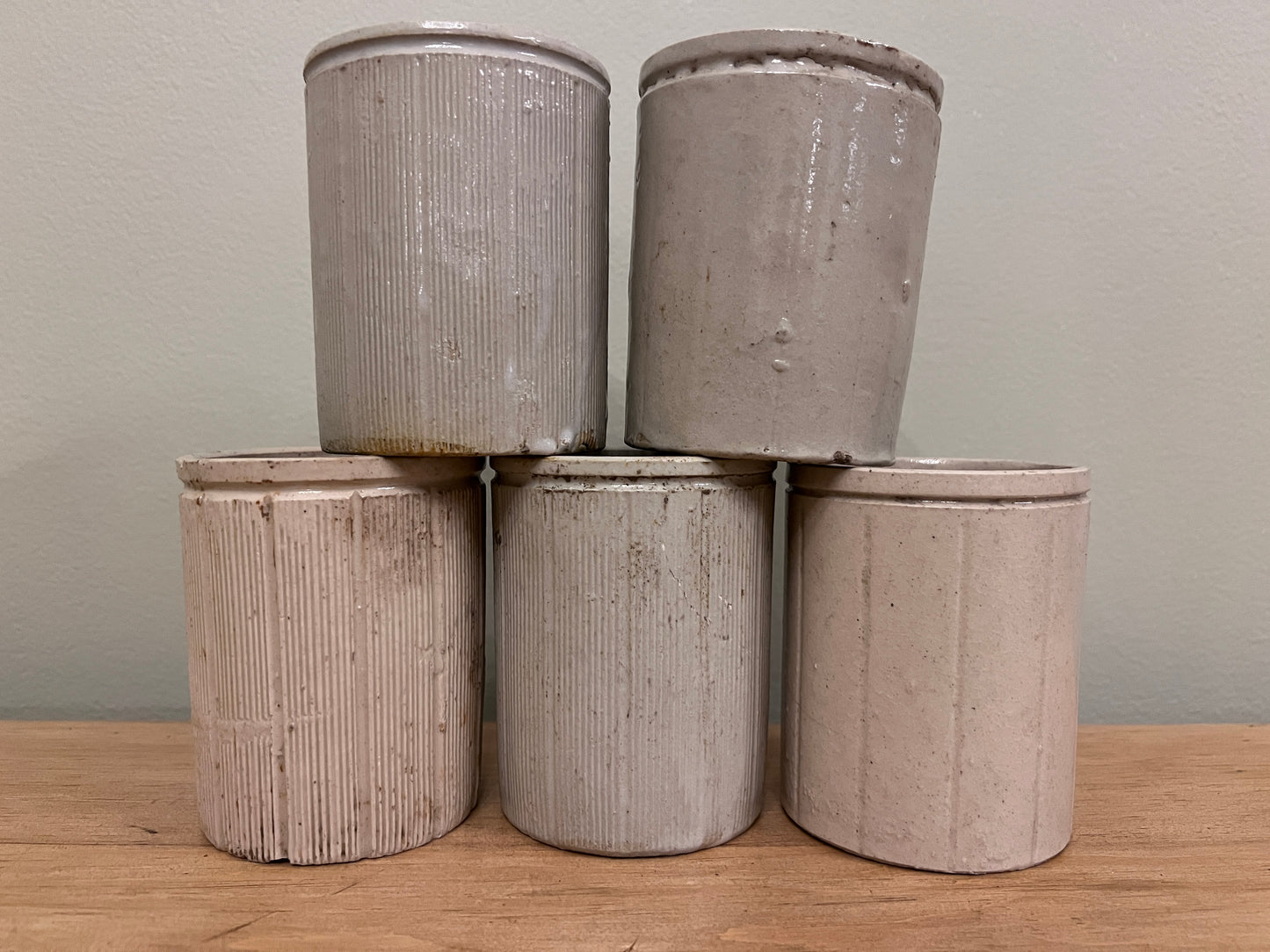 Ribbed Marmalade Pots