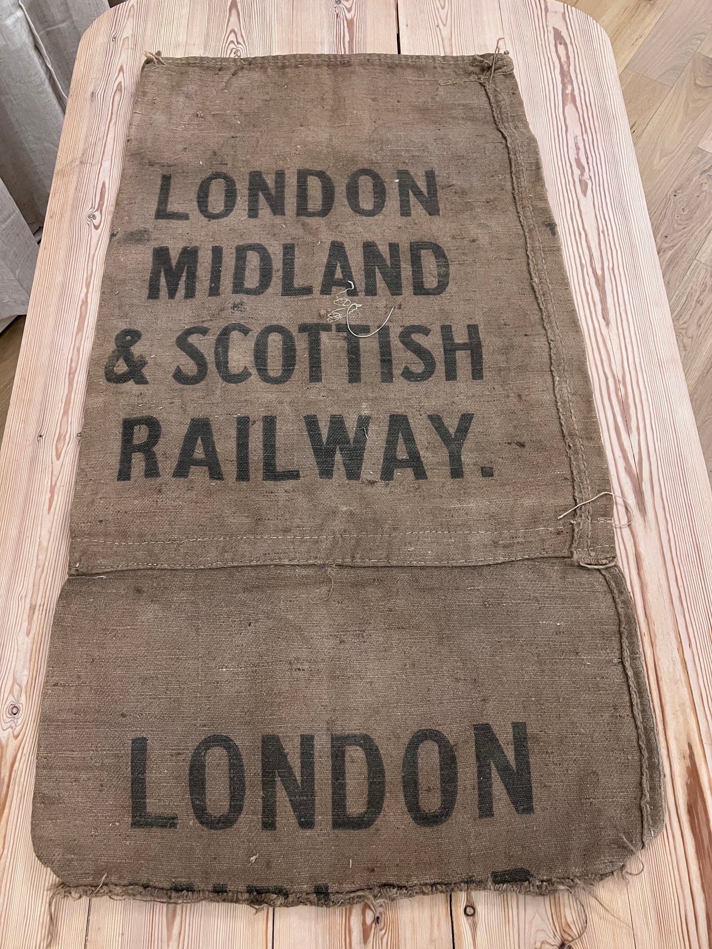 London Midland Scottish Railway Sack