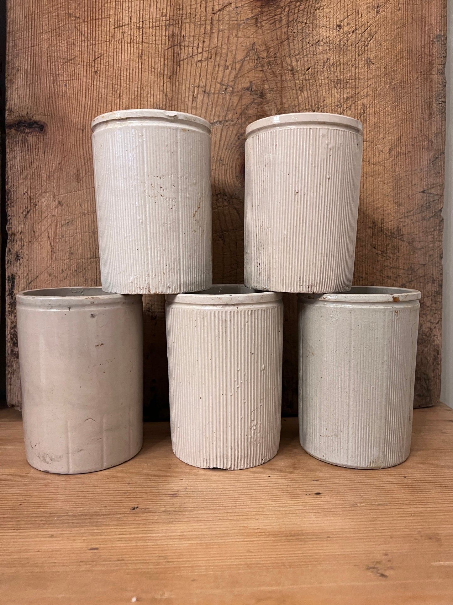 Ribbed Marmalade Pots